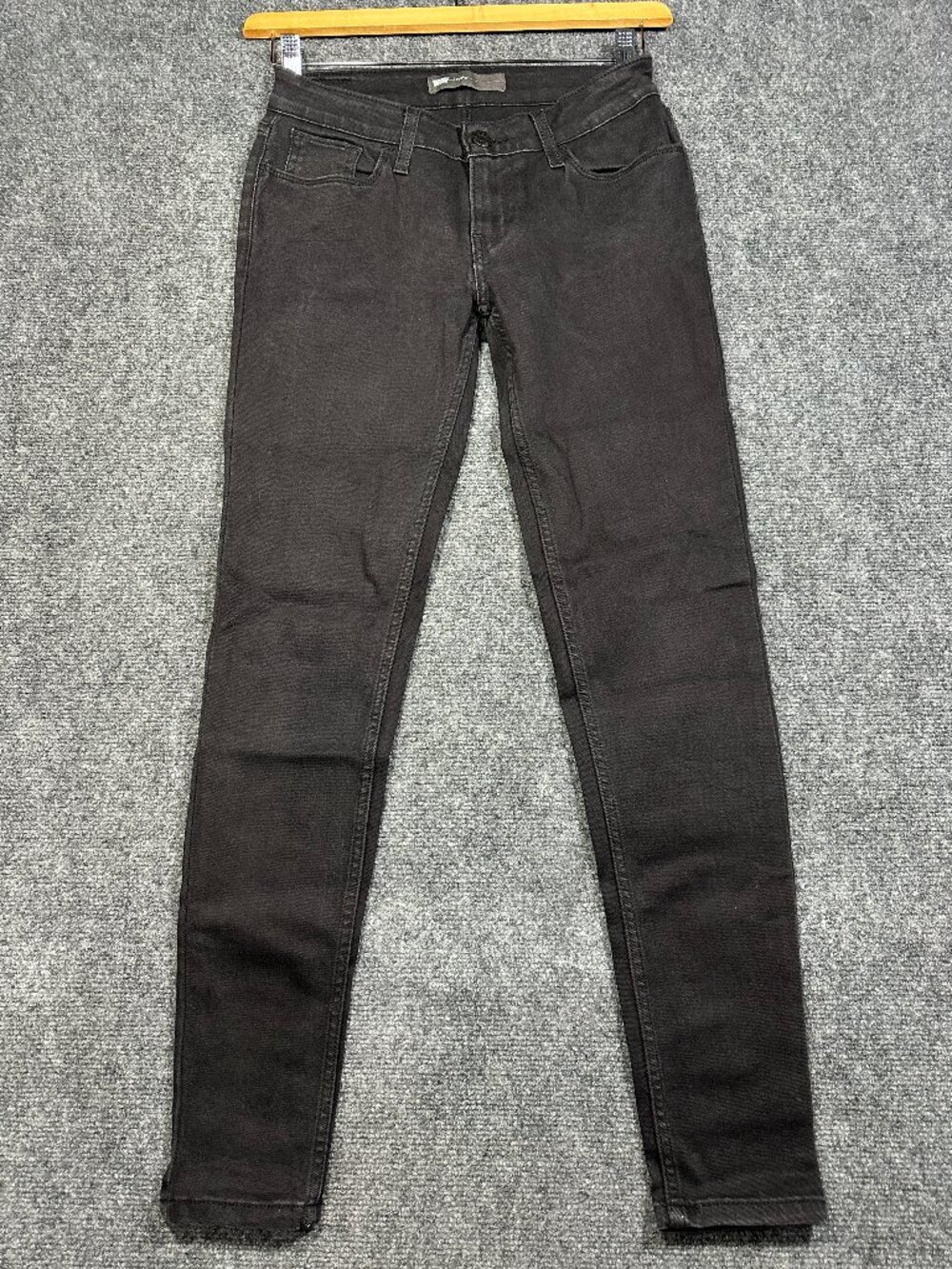 Levis Jeans Womens 27 Leggings Black Cotton Stretch Pockets Skinny